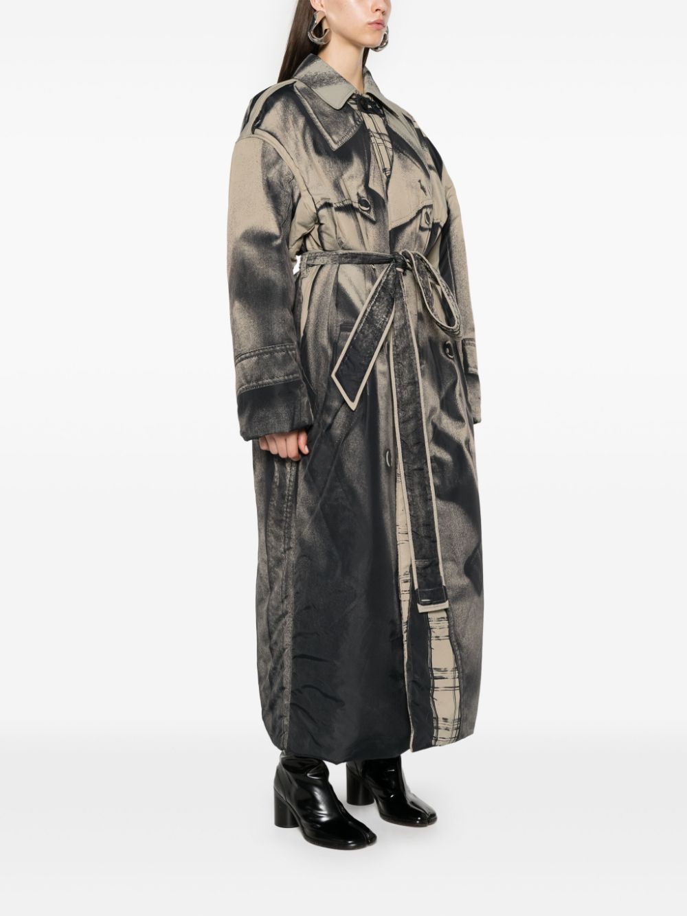 JEAN PAUL GAULTIER TROMPE L'OEIL PADDED COAT 