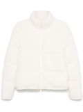 Moncler knitted puffer jacket - Neutrals