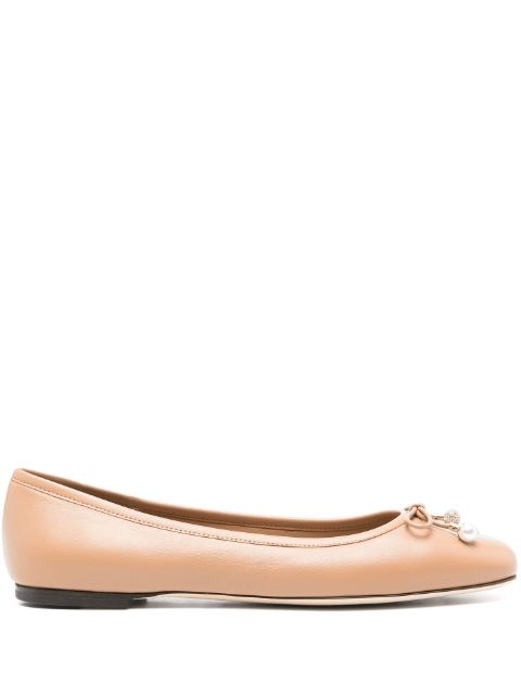 Jimmy Choo Elme leather ballerina shoes Women