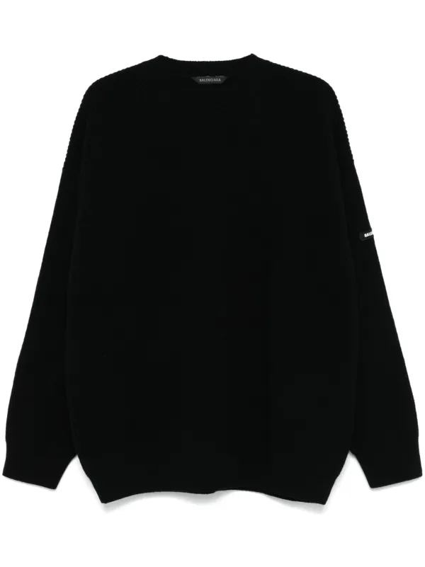 Balenciaga oversized sweater on sale