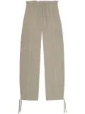 GANNI elasticated waist trousers - Neutrals