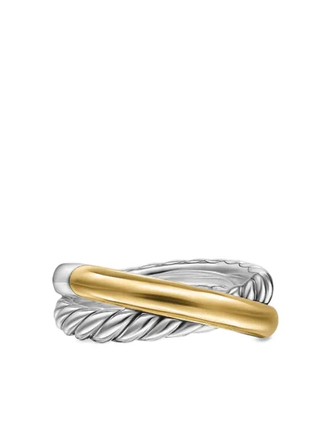 David Yurman bague Crossover Two Row en or 14ct (7,5 mm)