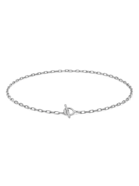 David Yurman sterling silver DY Madison diamond necklace (3mm)