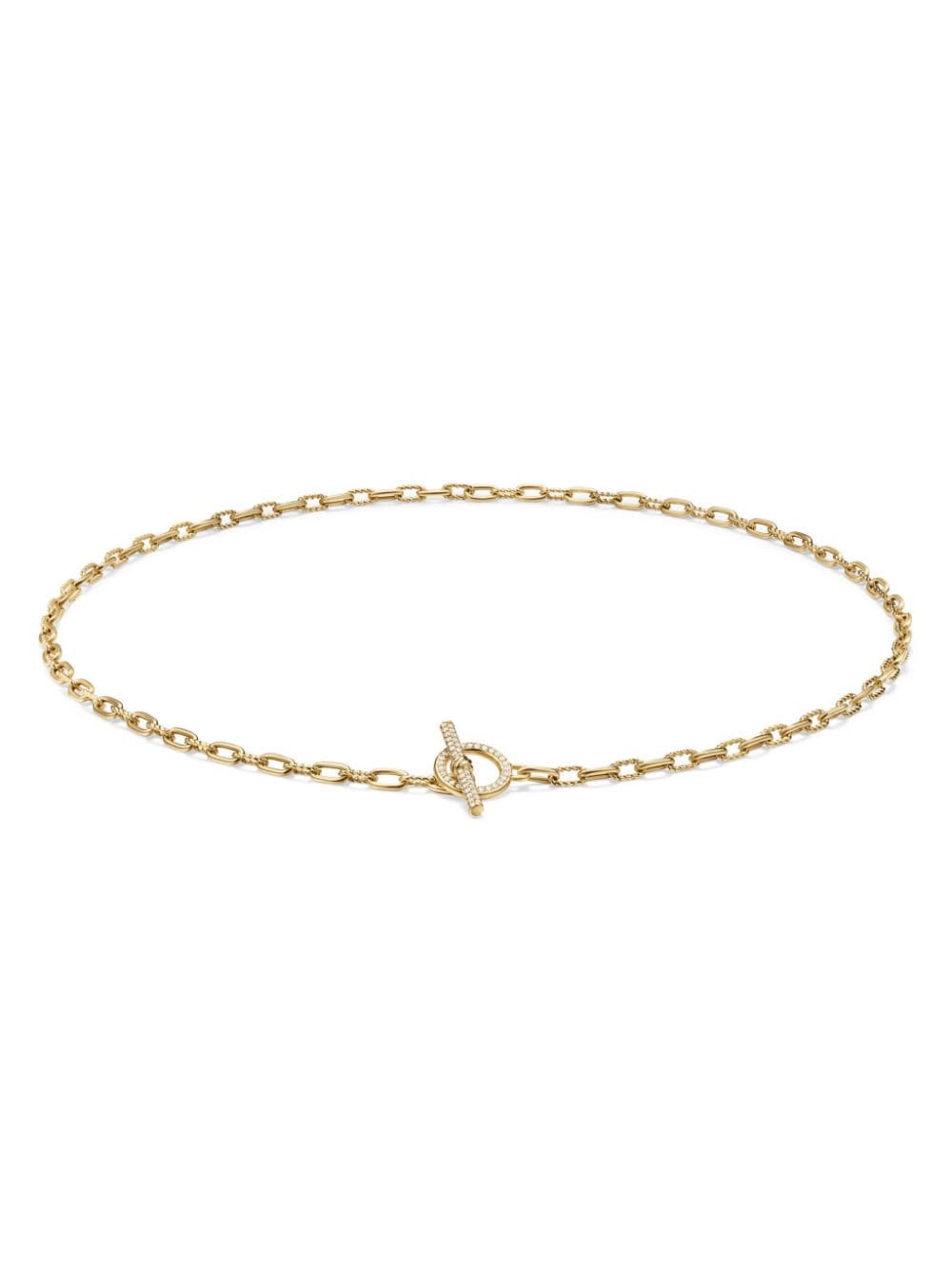 18kt yellow gold DY Madison® diamond necklace