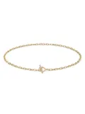 David Yurman 18kt yellow gold DY Madison diamond chain necklace (3mm)