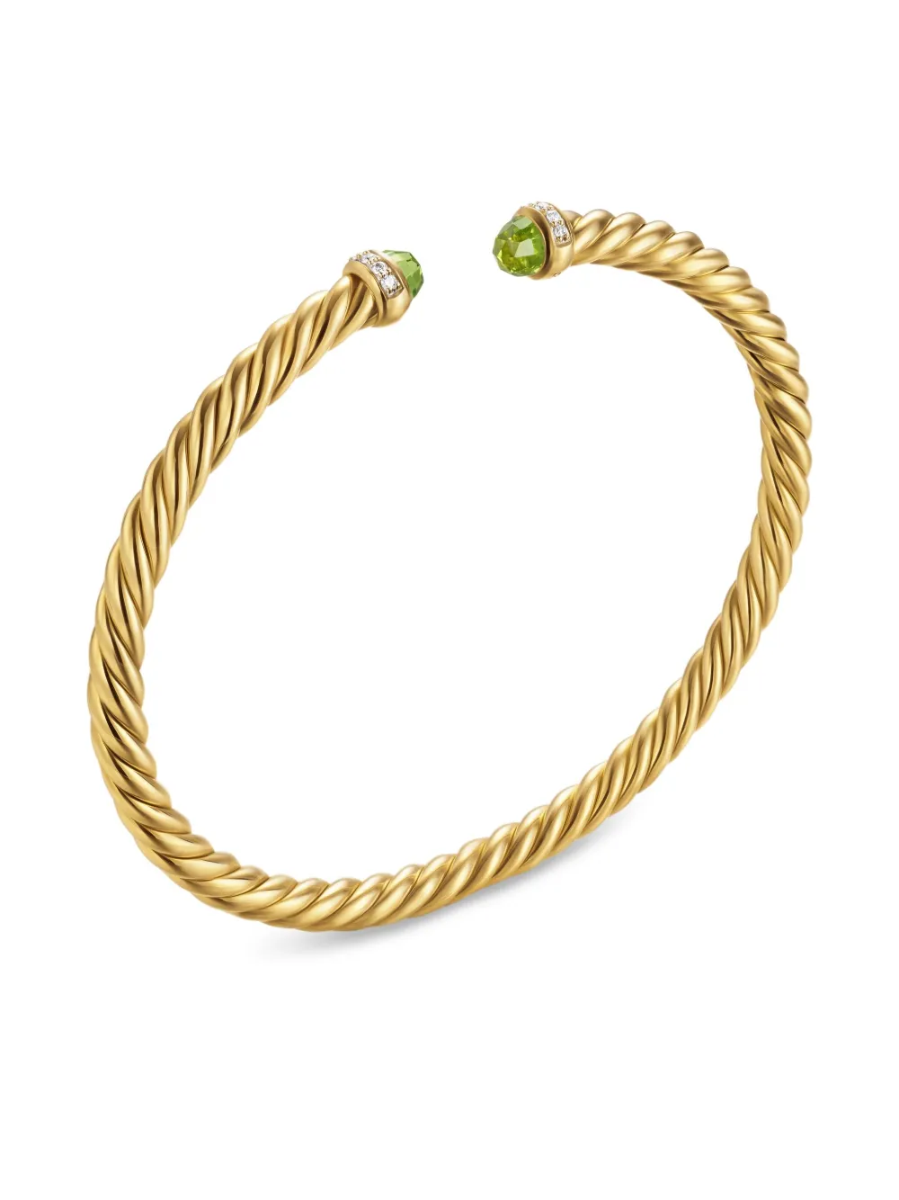 David Yurman 18kt yellow gold Cablespira® Flex diamond bracelet (4mm) | Image 2
