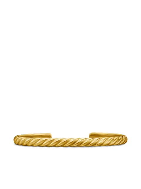 David Yurman brazalete Sculpted Cable en oro amarillo de 18kt de 5.5mm
