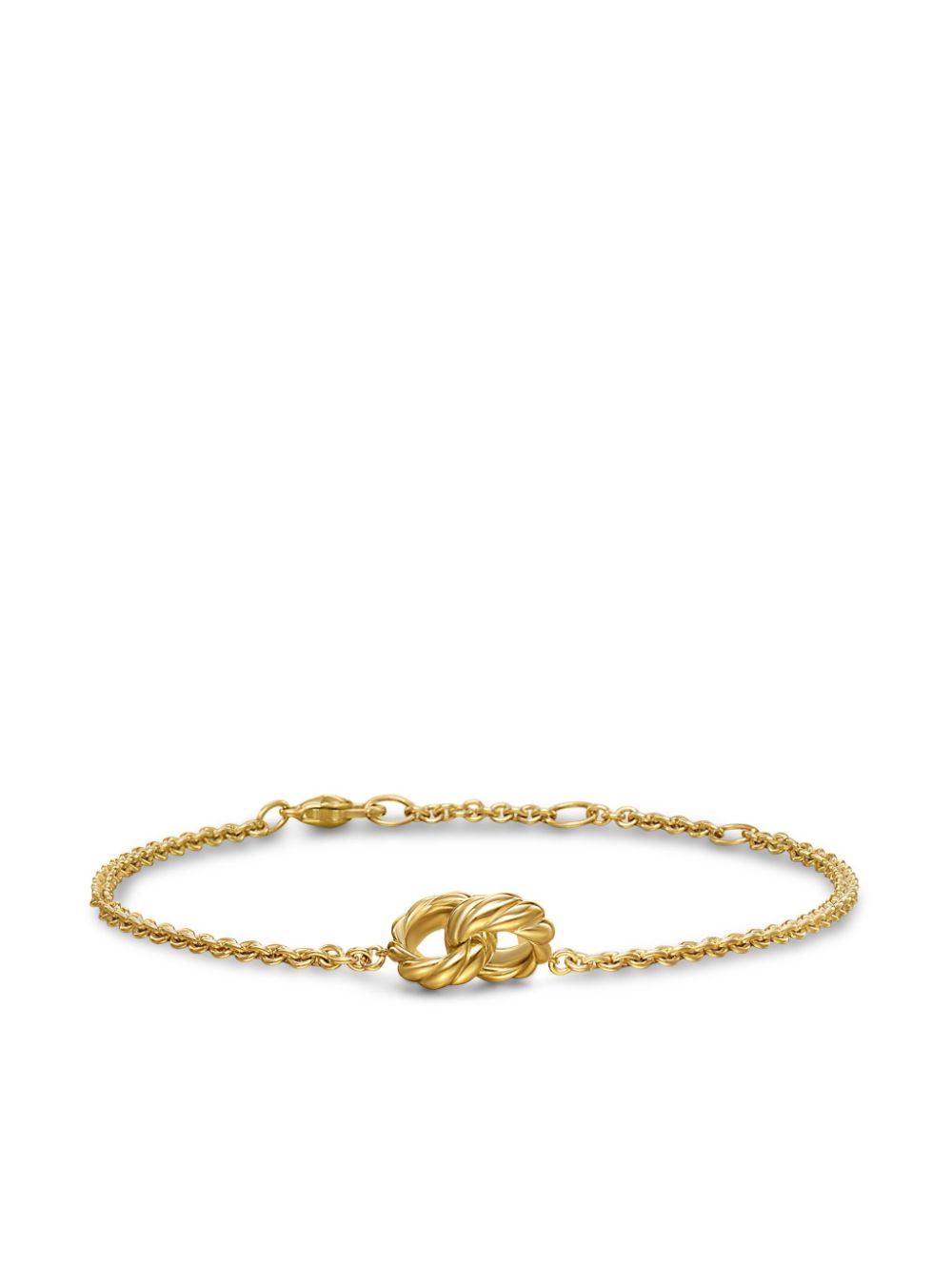 David Yurman 18kt yellow gold Sculpted Cable chain bracelet (8mm)