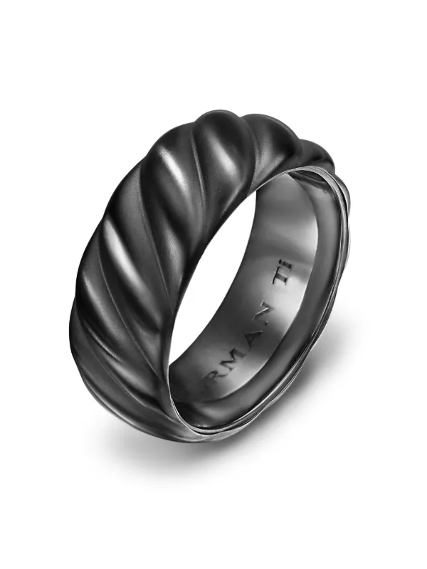 David yurman titanium ring discount
