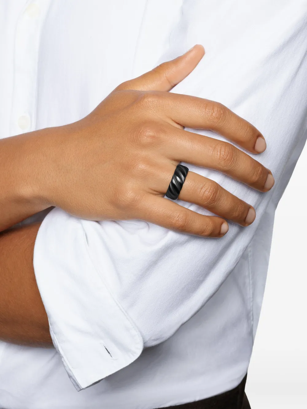 David Yurman Sculpted Cable band ring (9mm) | Image 2