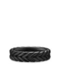 David Yurman titanium Chevron ring - Black