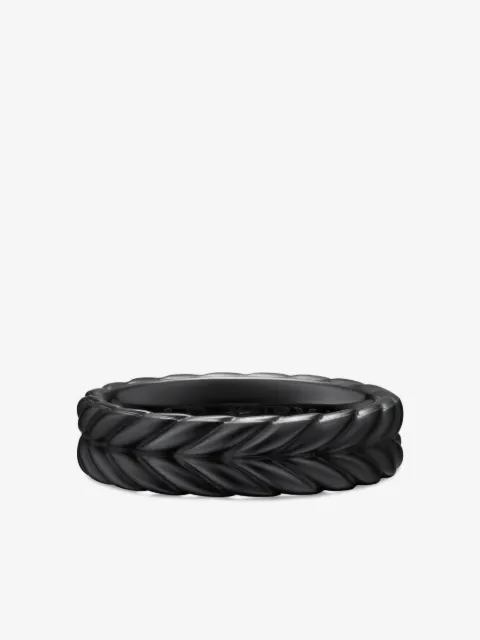 David Yurman Chevron band ring (6.2mm)