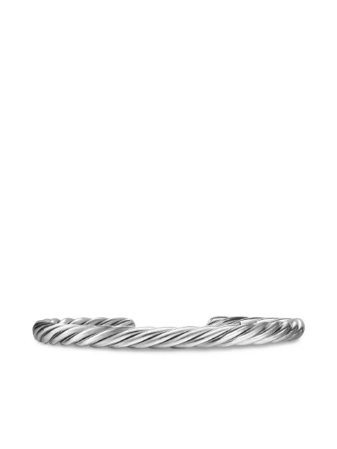 David Yurman brazalete Cable Cuff en plata de ley de 6mm
