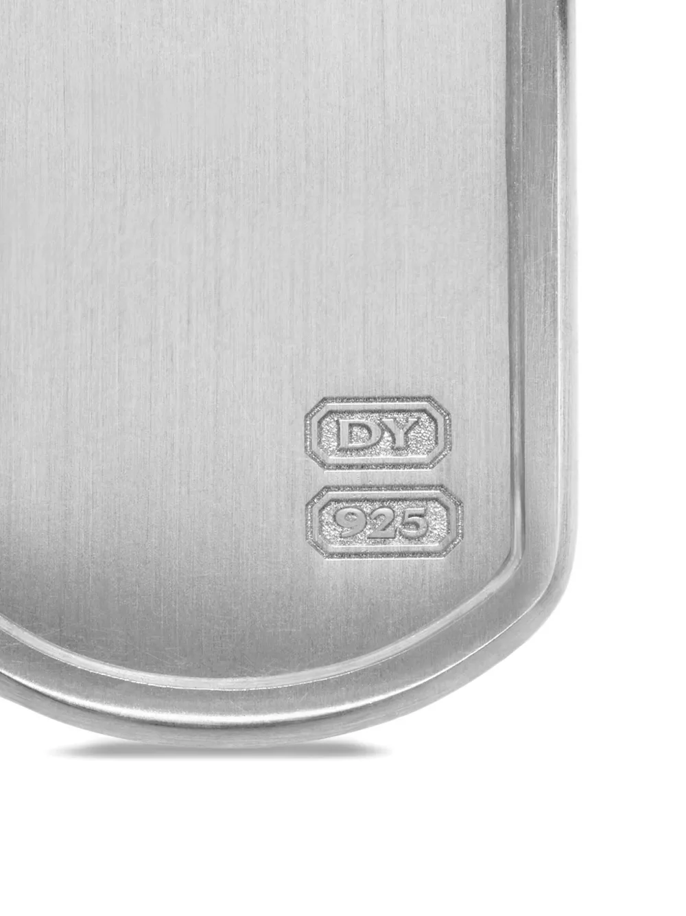 Sterling Silver Pyramid Tag (35mm)