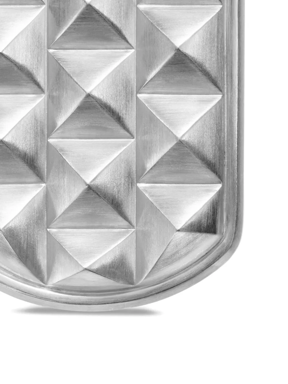 Sterling Silver Pyramid Tag (35mm)