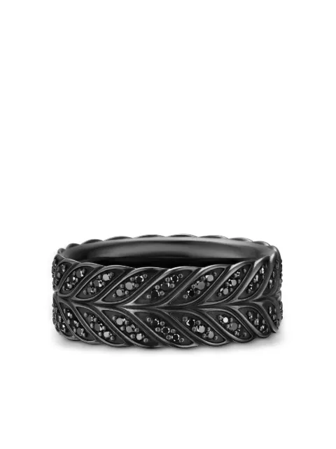 David Yurman anillo Chevron con diamantes en pavé de 9mm