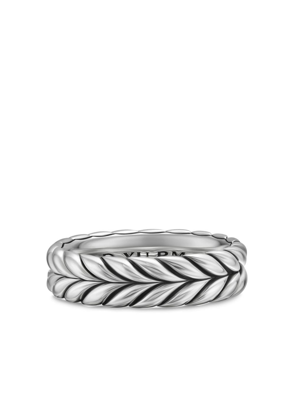 sterling silver Chevron ring