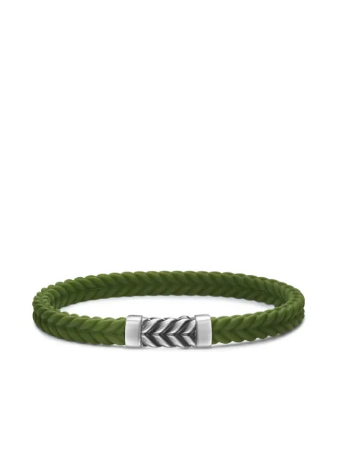 David Yurman pulsera Chevron en plata de ley de 6mm
