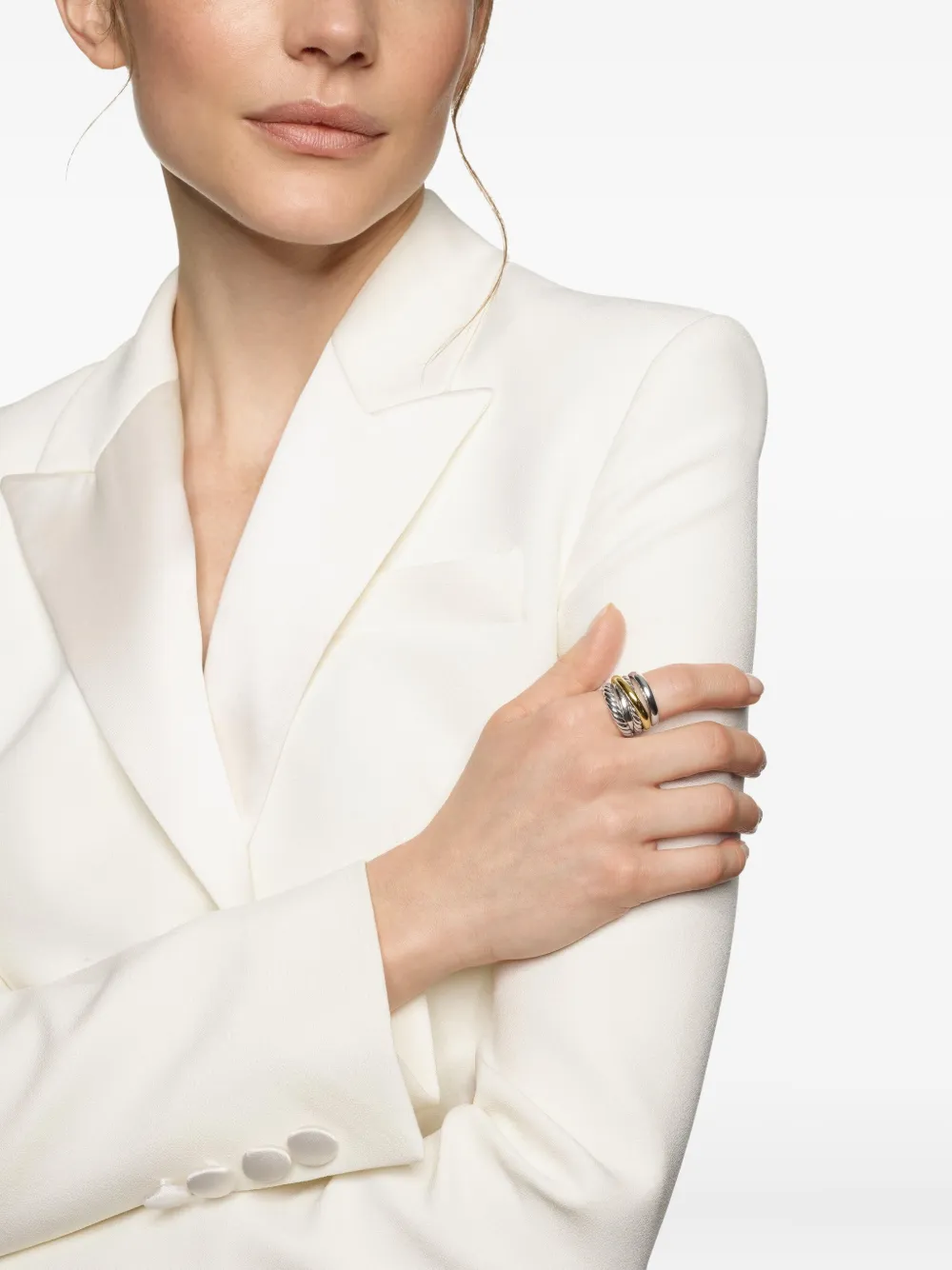 David Yurman Crossover Five Row リング 17.5mm 14Kイエローゴールド | Image 2