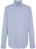 BOSS gingham-check long-sleeve shirt - Blue