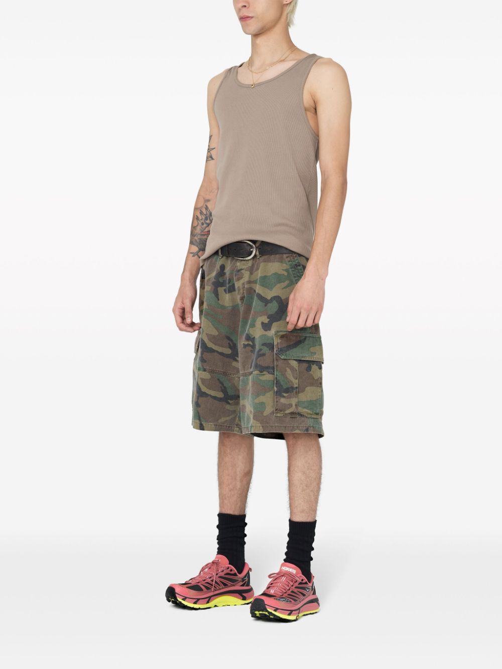 Shop John Elliott Soft Jersey Tank Top In Neutrals