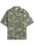 John Elliott Camo Bloom-print cotton shirt - Green