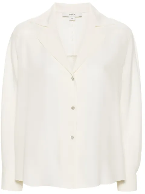 Vince semi-sheer silk shirt 