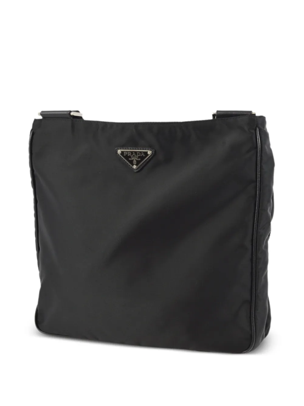 Prada Pre-Owned 1990-2000s schoudertas met logo - Zwart