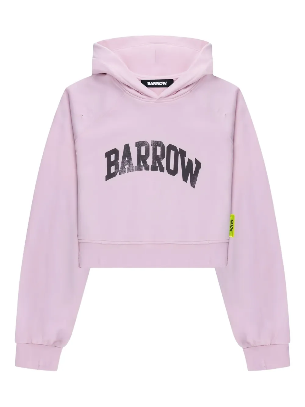 BARROW logo-print hoodie | Pink | Image 1
