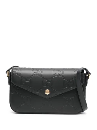 Gucci Mini GG Super Crossbody Bag Black FARFETCH CA