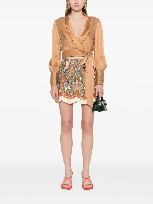 ZIMMERMANN Ottie Scallop Mini Skirt | Neutrals | FARFETCH ZIMMERMANN Ottie Scallop Mini Skirt | Neutrals | FARFETCH