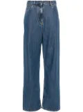 Valentino Garavani logo-patch jeans - Blue
