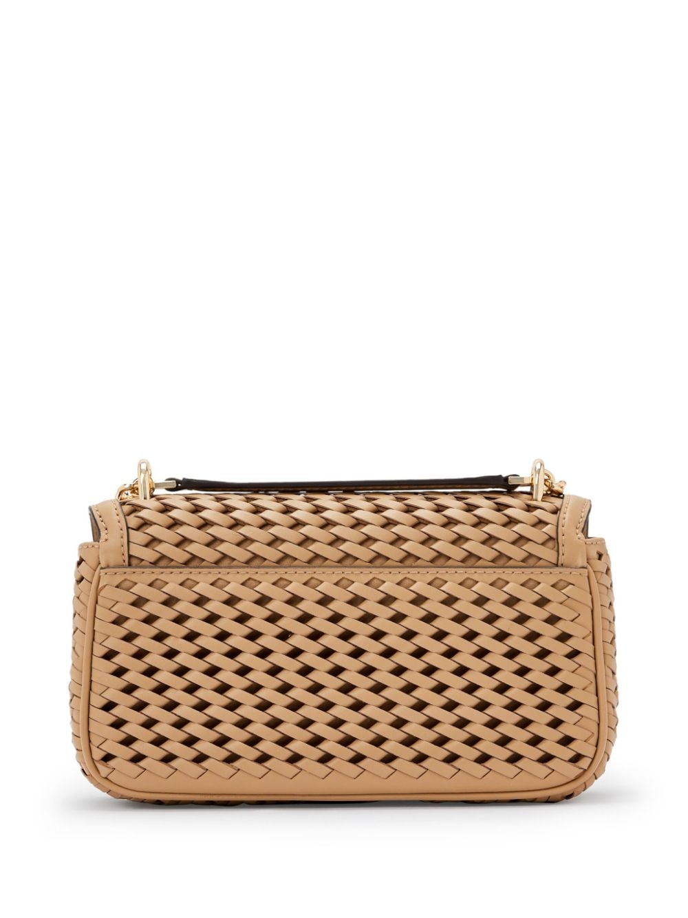 Shop Michael Kors Tribeca Cross Body Bag In Brown