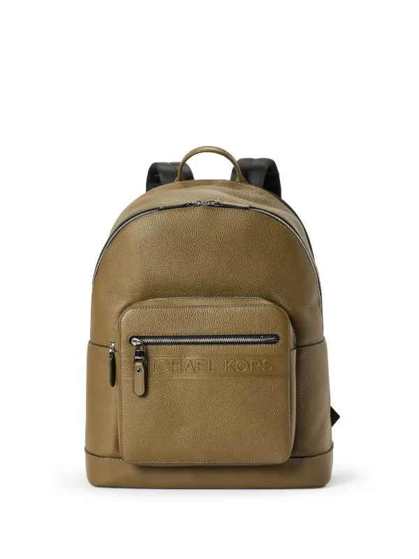 Michael Kors Hudson Commuter Backpack Green FARFETCH UK