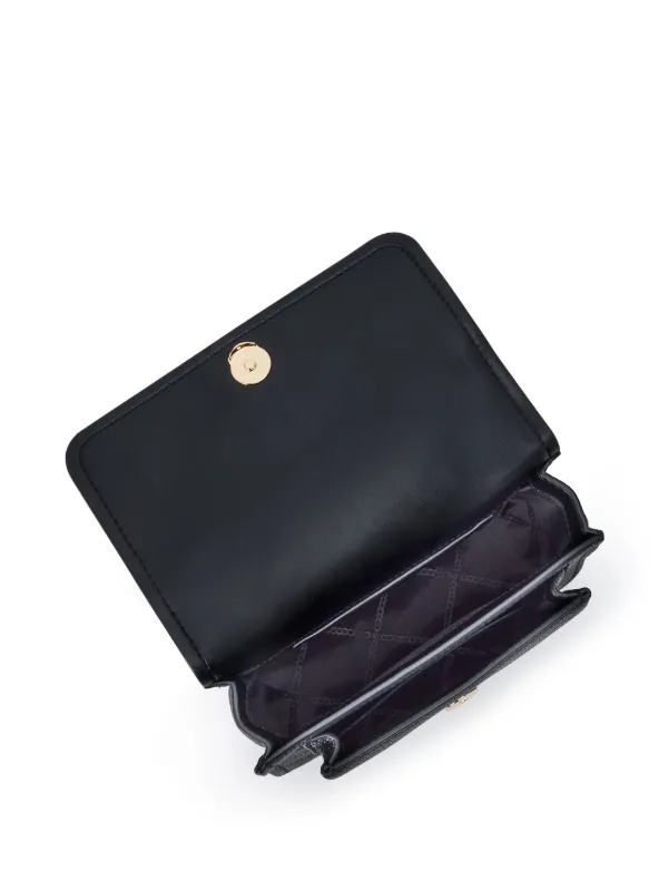 (新品)MICHAEL KORS CLAIRE ブラックショルダーバッグ Michael Kors Claire ショルダーバッグ | ブラック | FARFETCH JP