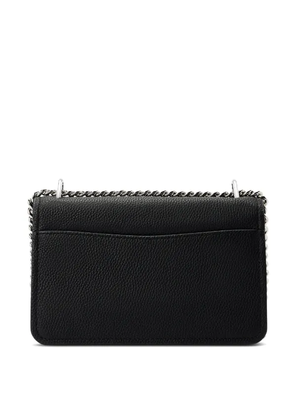 (新品)MICHAEL KORS CLAIRE ブラックショルダーバッグ MICHAEL Michael Kors Claire Large Crinkled Leather Shoulder