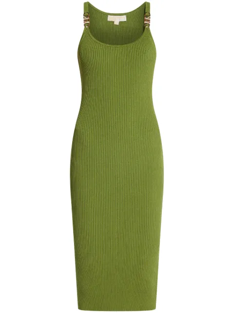 Michael Kors vestido midi tejido