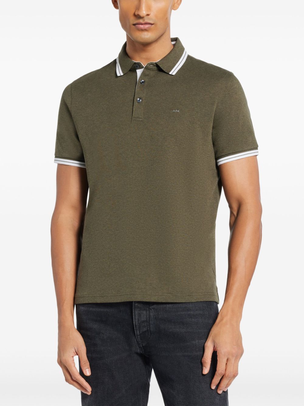 Michael Kors Greenwich cotton polo shirt - Groen