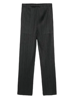 Pleats Please Issey Miyake New Colorful Basics 3 パンツ | ブラック