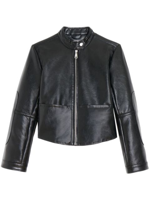 Apparis faux-leather jacket 