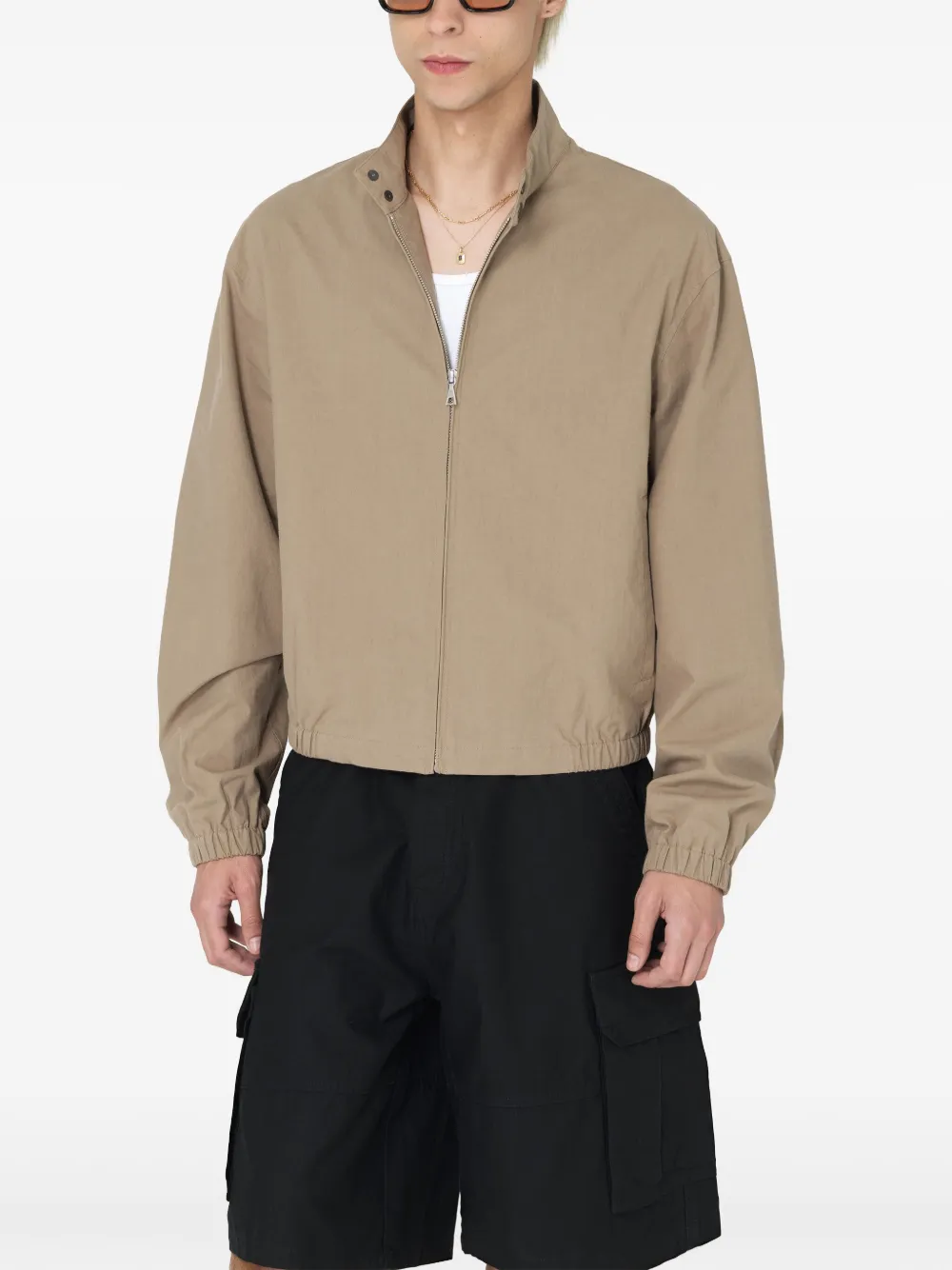 John Elliott Harrington Bomber Jacket Neutrals FARFETCH UZ