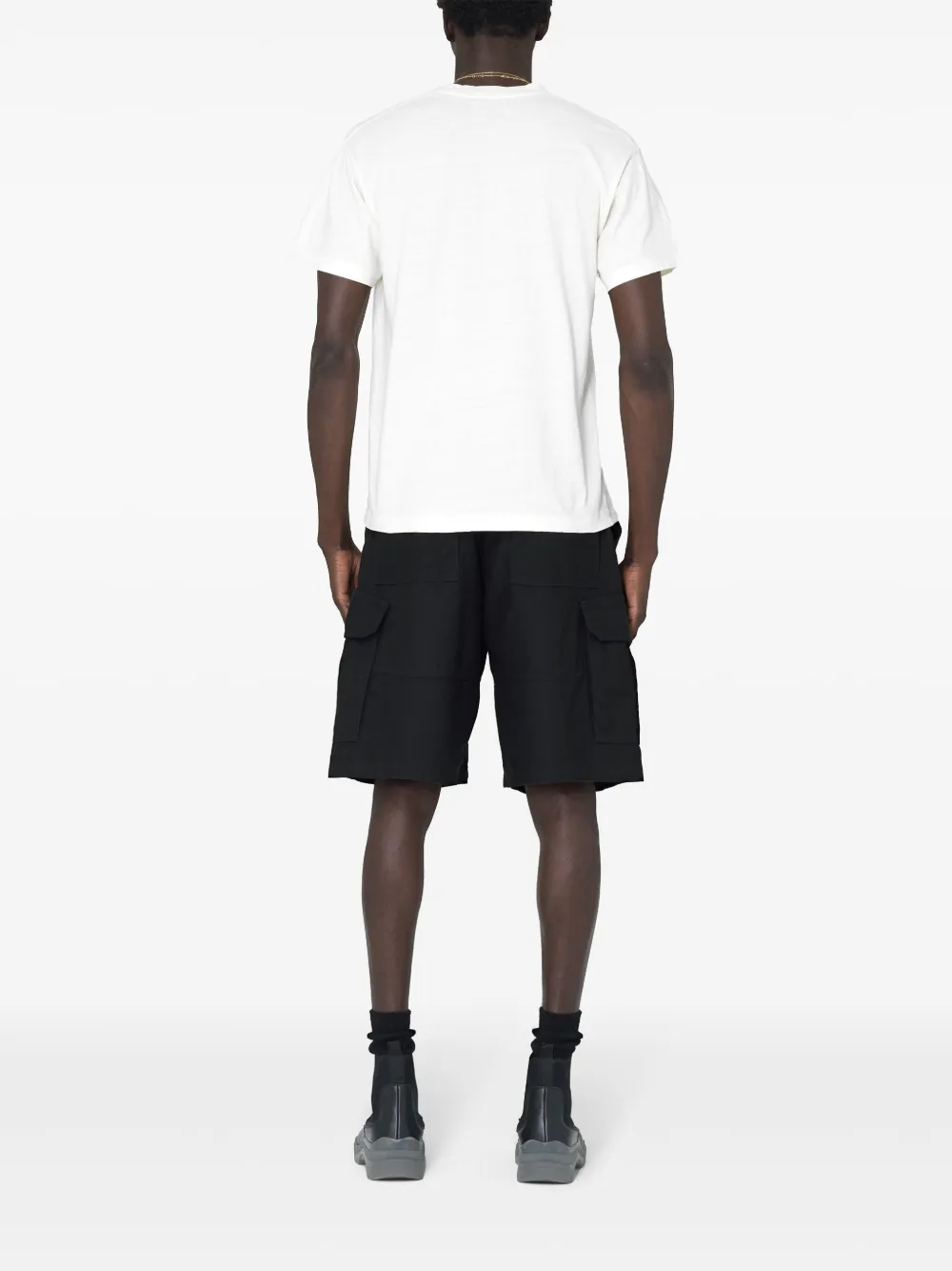 John Elliott Katoenen T-shirt met borstzak Wit
