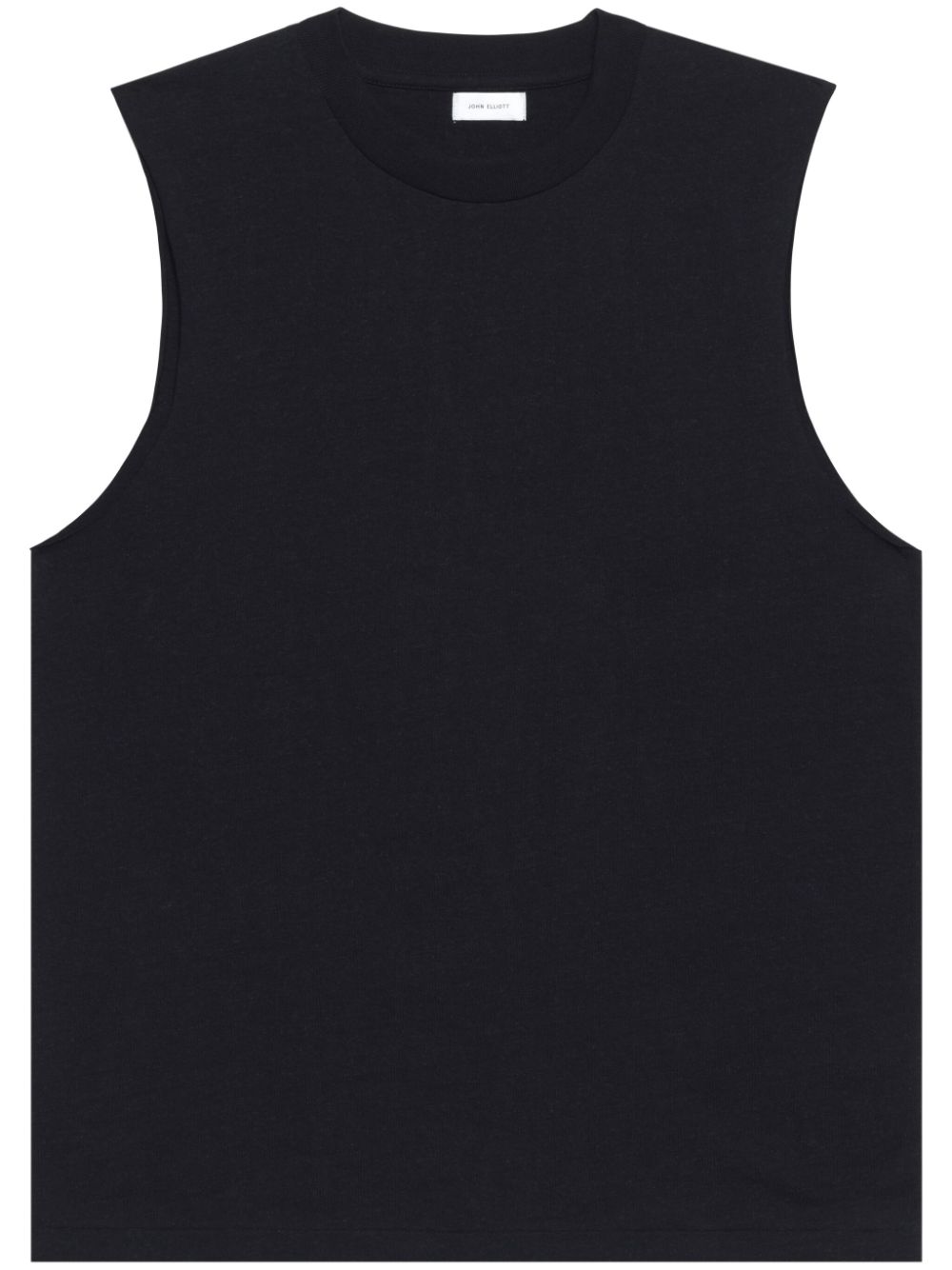 John Elliott sleeveless cotton T-shirt – Black