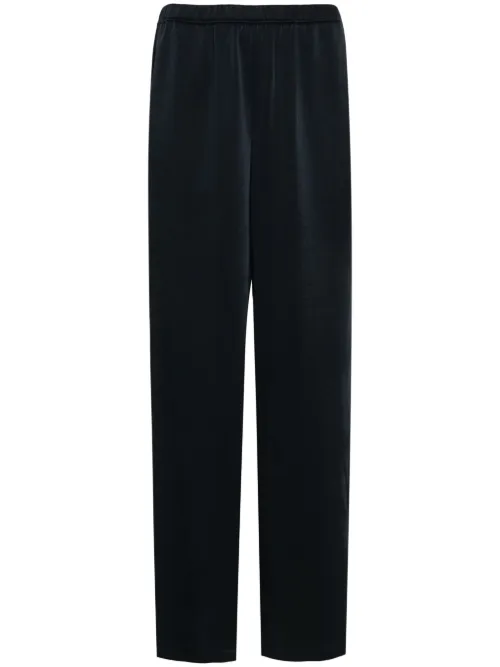 Pantalon en satin à coupe droite - Vince - Modalova