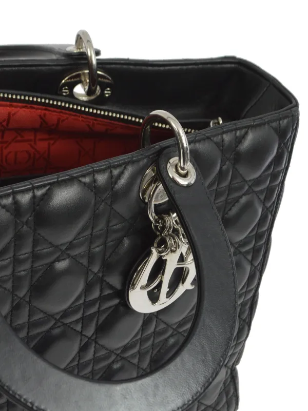 kanako Dior、CHANEL2点おまとめ買い Christian Dior Pre-Owned 2015 Cannage Lady Dior two-way Handbag