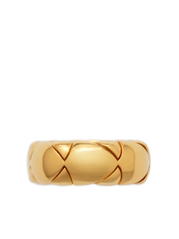 Burberry Shield Segment Ring in Gold