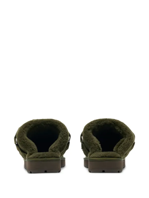 サンダル・ミュール BURBERRY Slippers and Clogs Women Suede Green/Hunter 0400022573765_BAKE?wid=830&hei