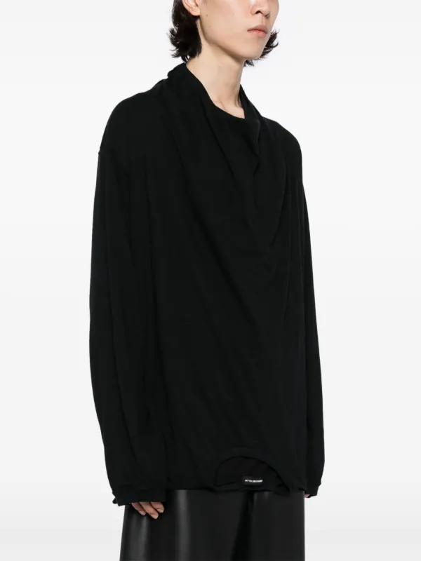 Undercover upside-down long-sleeved T-shirt | Black | FARFETCH ZA