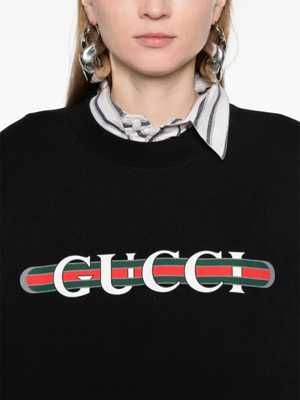 Gucci Gucci Web print Sweatshirt Farfetch