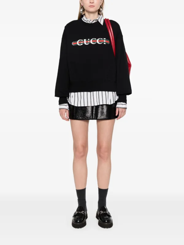 Gucci print sweatshirt best sale